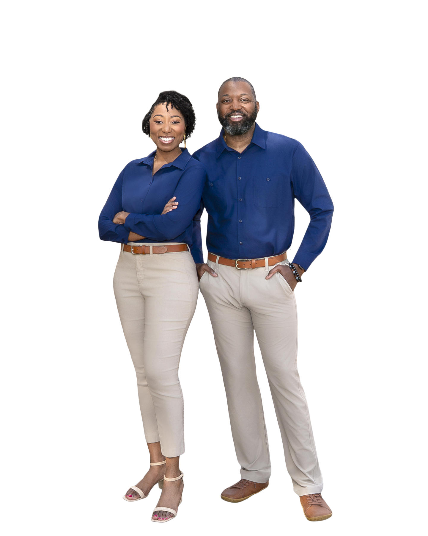 Adé Sampson and La Toya Luces-Sampson, MD, founders of The General Heating & Air